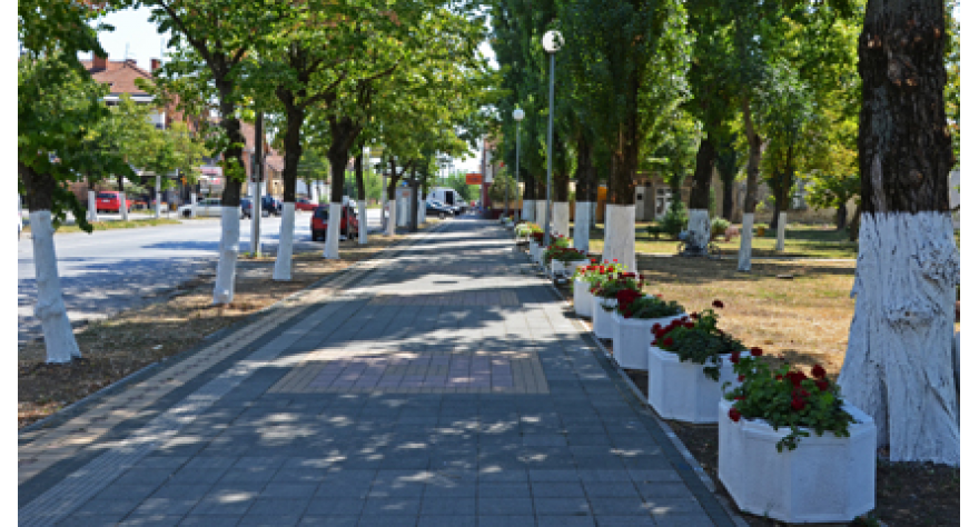 Uređen park u centru Šimanovaca